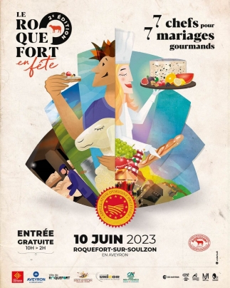 affiche fête de Roquefort affiche fête de Roquefort