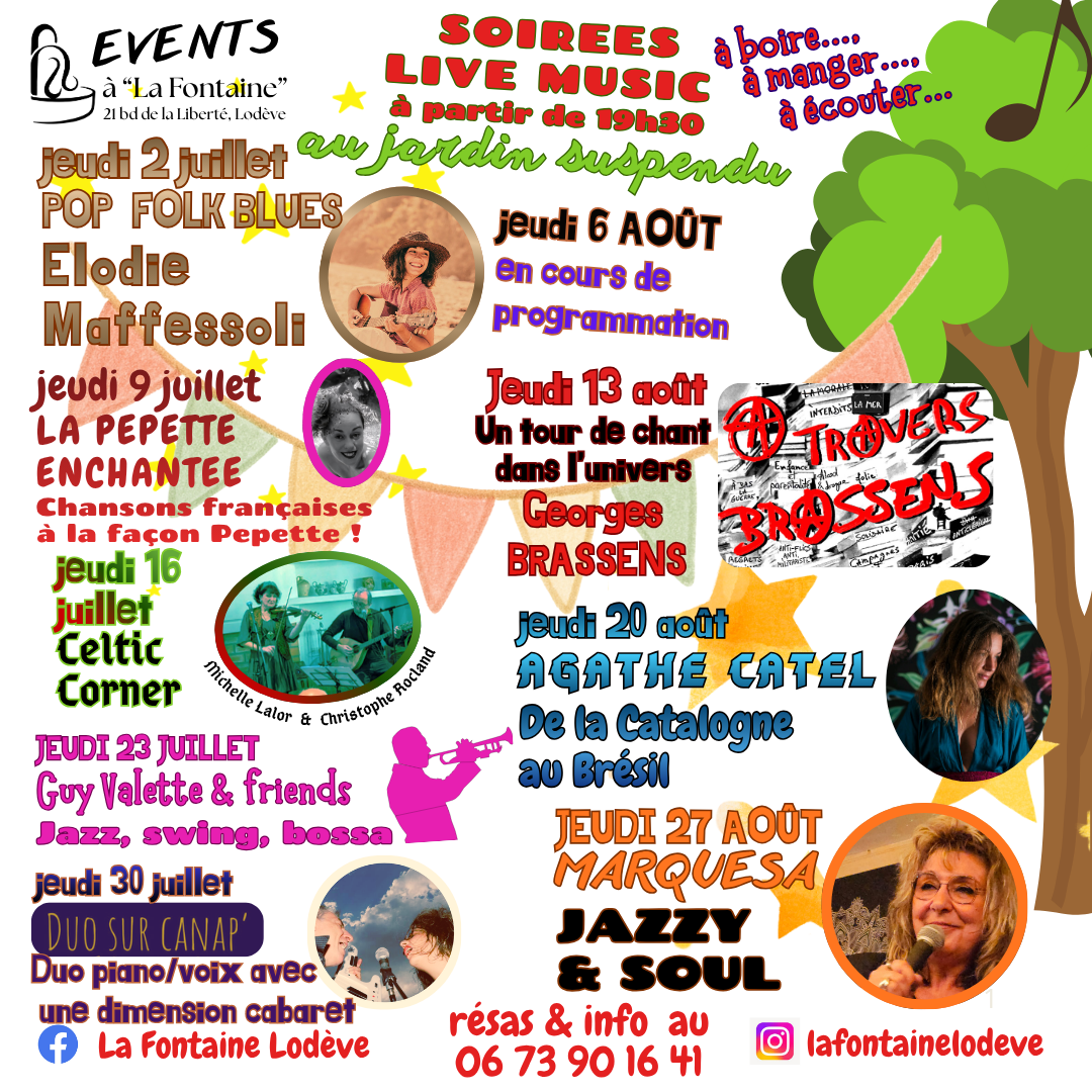 EVENTS JUILLET AOUT