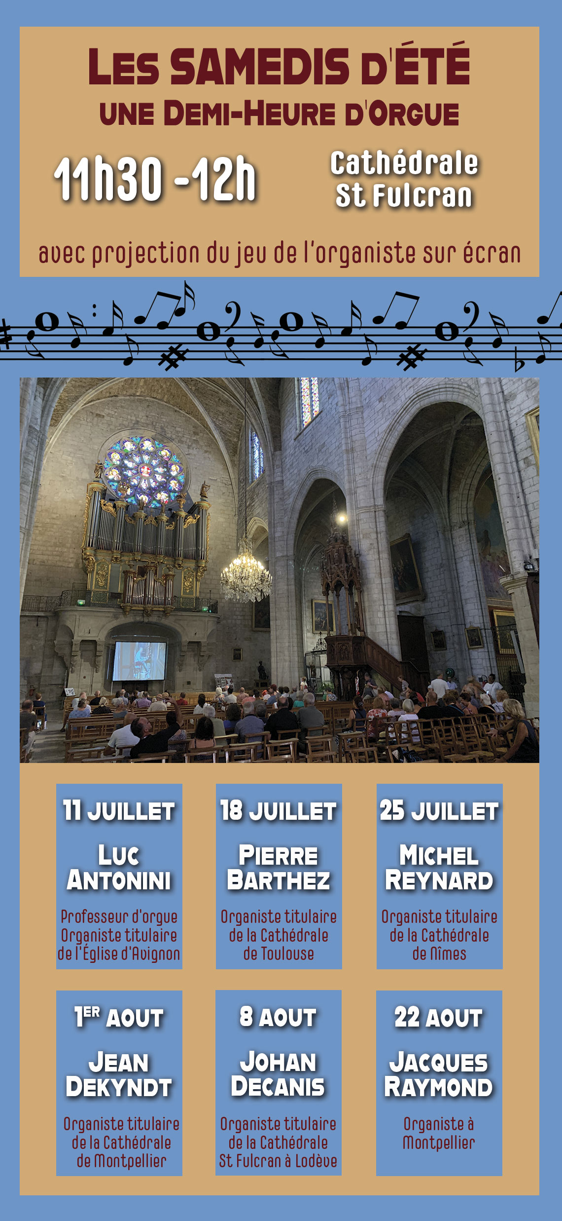 1/2 heure d'orgue
