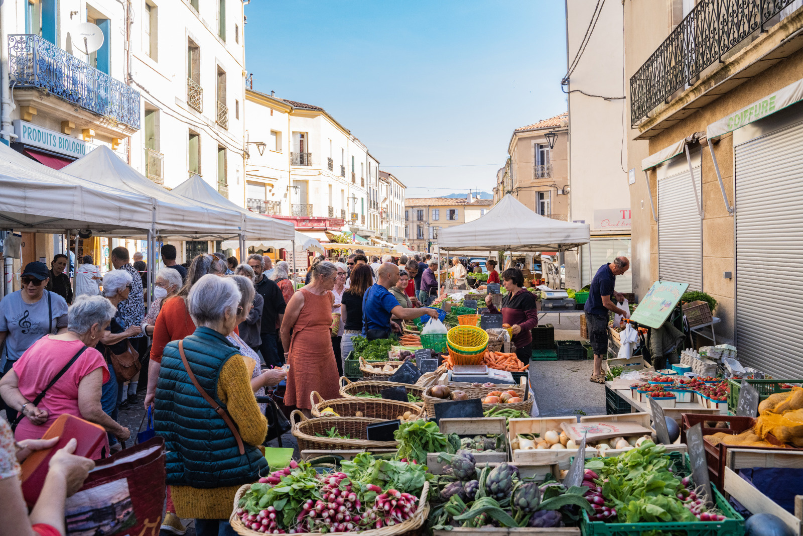©Loïc Fermy Marché Lodève printemps